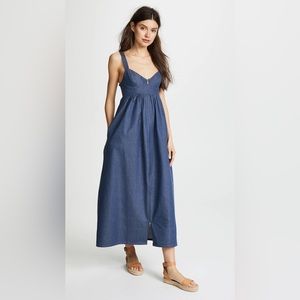 Mara Hoffman Denim Midi Dress in Women’s Size 10